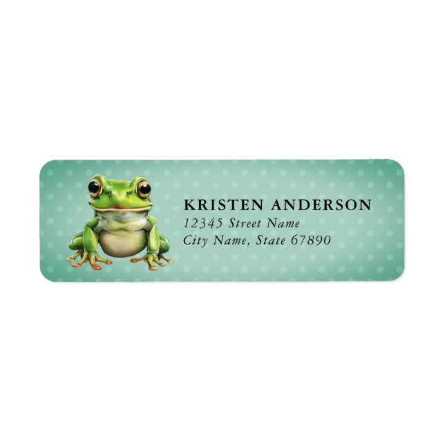 Frog Return Address Labels (Front)