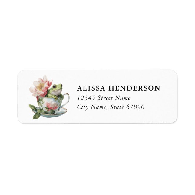 Frog Return Address Labels (Front)
