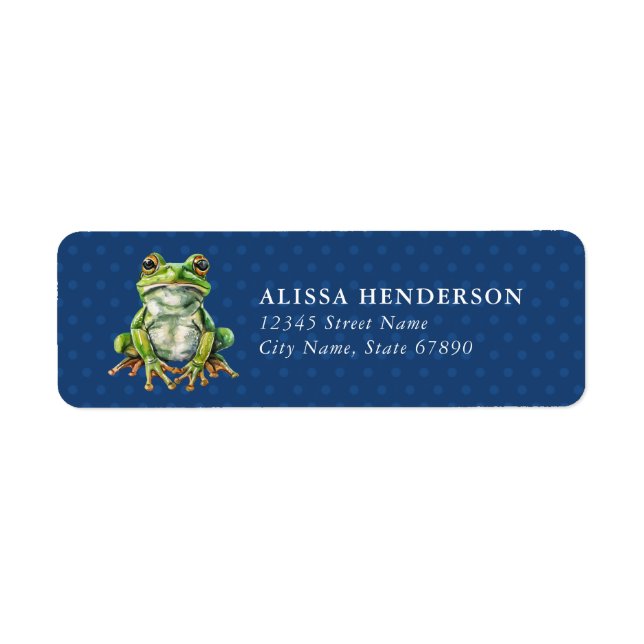 Frog Return Address Labels (Front)