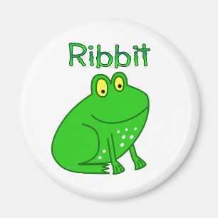 Frog Ribbit Magnet