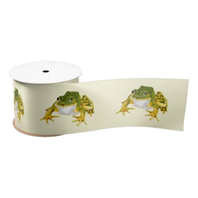 Frog Ribbon - Customizable Satin Ribbon (Spool)