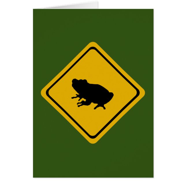 frog road sign (Front)