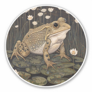 Frog Round Sticker