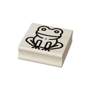 Frog Rubber Stamp