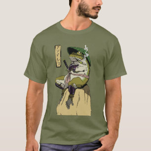Frog Samurai's Dawn Victory T-Shirt