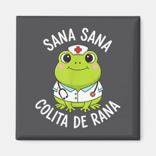 Frog Sana Sana Colita De Rana Frog Mexican Nurse L Magnet
