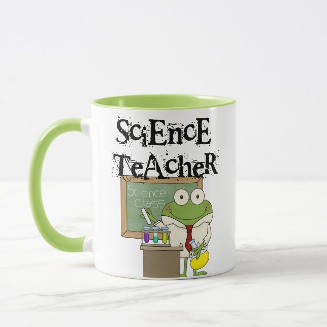 Frog Science Teacher Mug (Left)