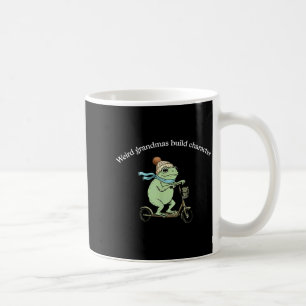 Frog scooter weird grandma build character coffee mug