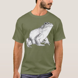 Frog Shirt Bullfrog Art T-shirt Cool Frog Gift