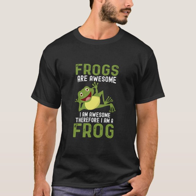 Frog Shirt | Toad Shirt | Funny Shirts | Animal  (Front)