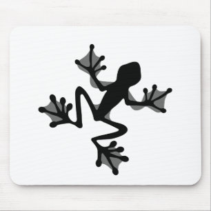 Frog Silhouette Mouse Pad