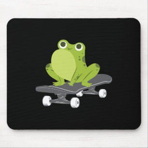 Frog Skateboarder Skateboard Skateboarding Skater Mouse Pad