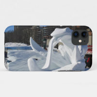 Frog Snow Sculpture, Quebec, Canada