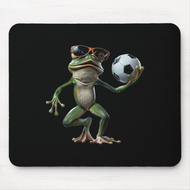 Frog Soccer  Mouse Pad (Front)