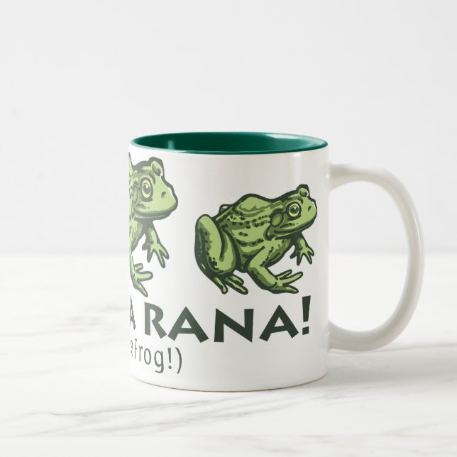 frog_Spanish_2 Two-Tone Coffee Mug (Right)