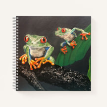 Frog Spiral Notebook
