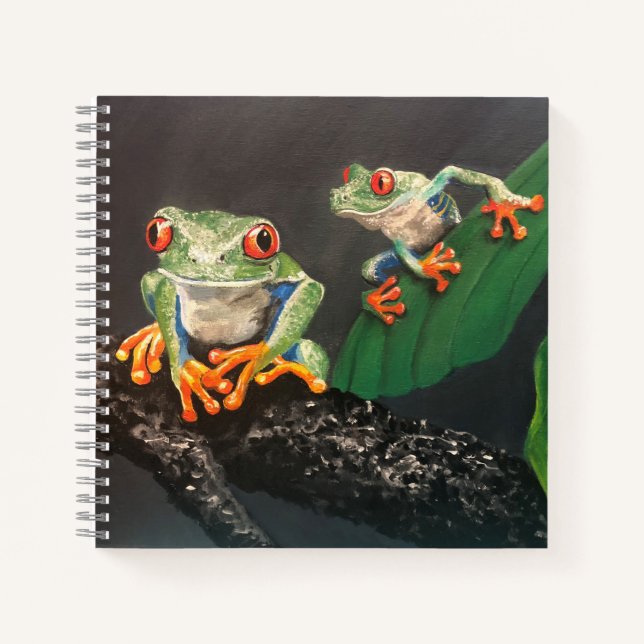 Frog Spiral Notebook (Front)