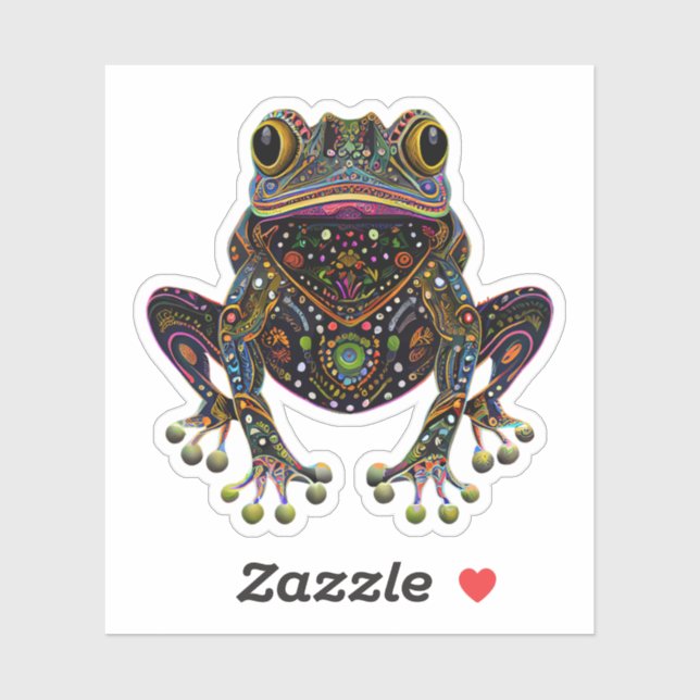 Frog Spirit Animal Sticker (Sheet)