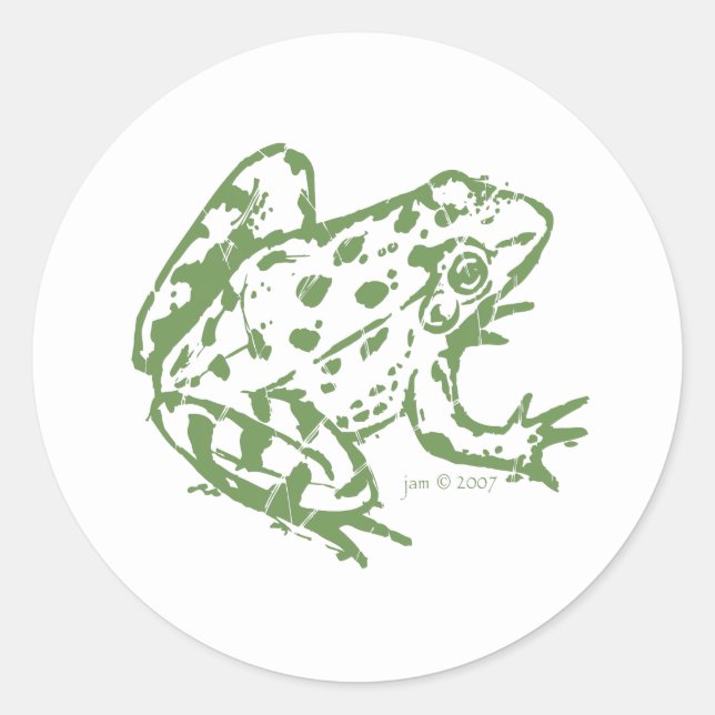 Frog Sticker (Front)