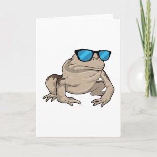 Frog Sunglasses Card
