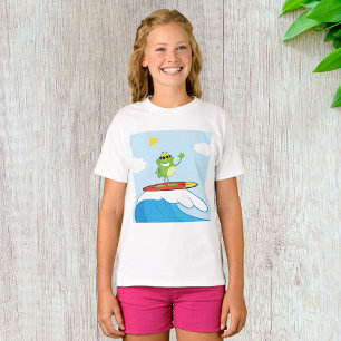 Frog Surfing A Wave T-Shirt