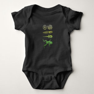 Frog Tadpole  Metamorphosis Life Cycle Biology Baby Bodysuit