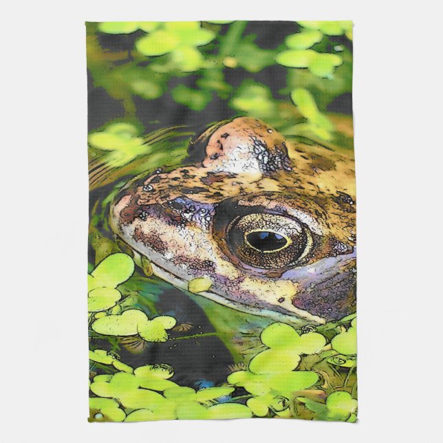 FROG TEA TOWEL (Vertical)