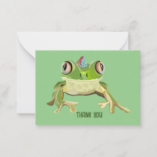 Frog Thank you cards