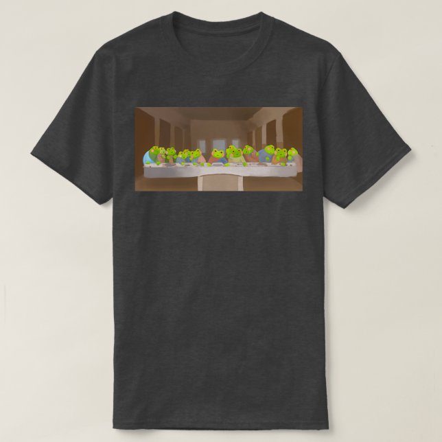 Frog the Last Supper T-Shirt (Design Front)