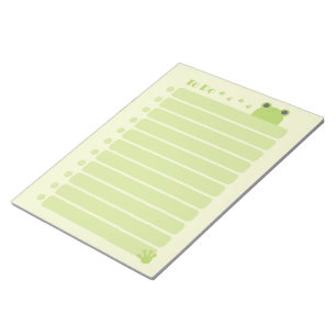 Frog-Themed To-Do List Notepad