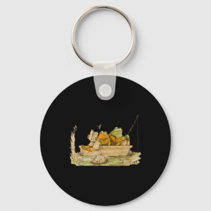 Frog Toad Fishing Vintage Clic Book Frog Key Ring
