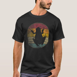 Frog Toad Nature Gift Retro Style Vintage Funny 70 T-Shirt