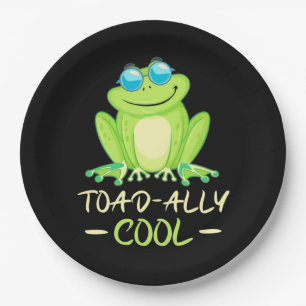 Frog Toadally Cool Paper Plate
