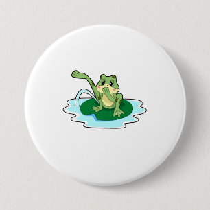 Frog Toilet 7.5 Cm Round Badge