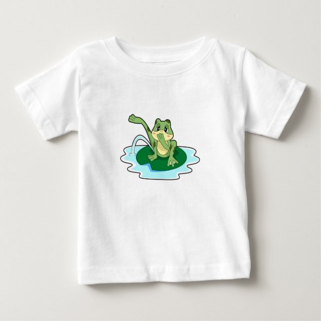 Frog Toilet Baby T-Shirt (Front)