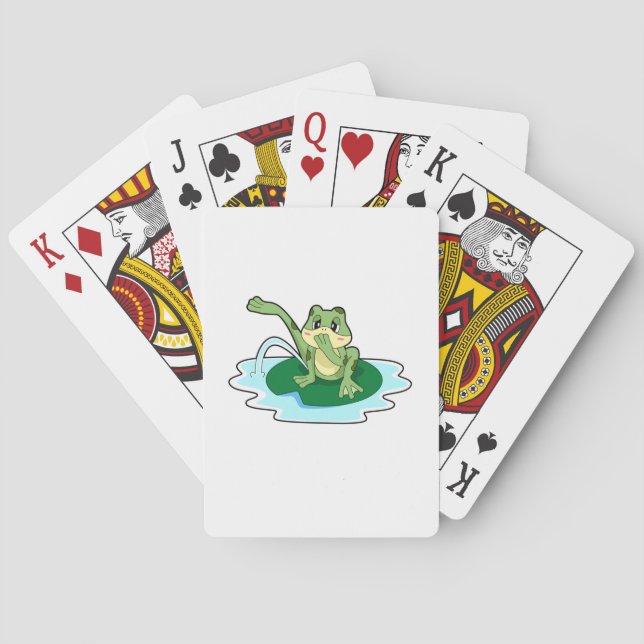 Frog Toilet Playing Cards (Back)