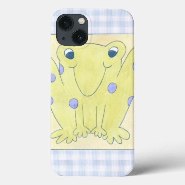 Frog Trio on Gingham Cloth Case-Mate iPhone Case (Back)