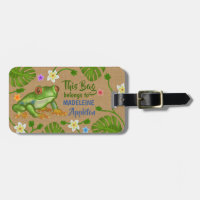 Frog Tropical Summer Beach Vacation | Personalised