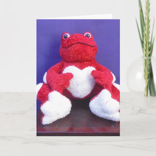 Frog Valentine Card (Front)