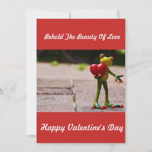 FROG VALENTINE'S DAY CARD