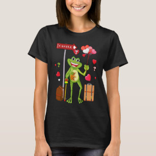 Frog Valentines day Love for Kids teens Men Women T-Shirt