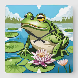 Frog Wall Clock