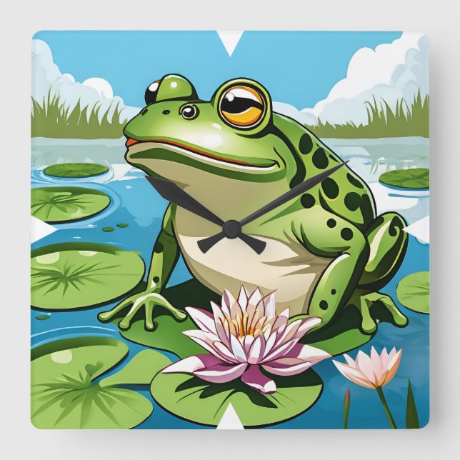 Frog Wall Clock (Front)