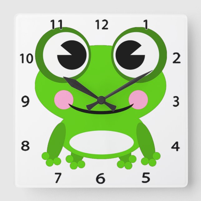 Frog Wall Clock (Front)