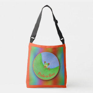 Frog Water Color Painting Tote