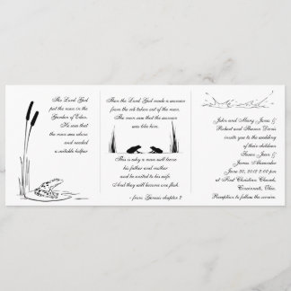 Frog Wedding Invitation - Religious