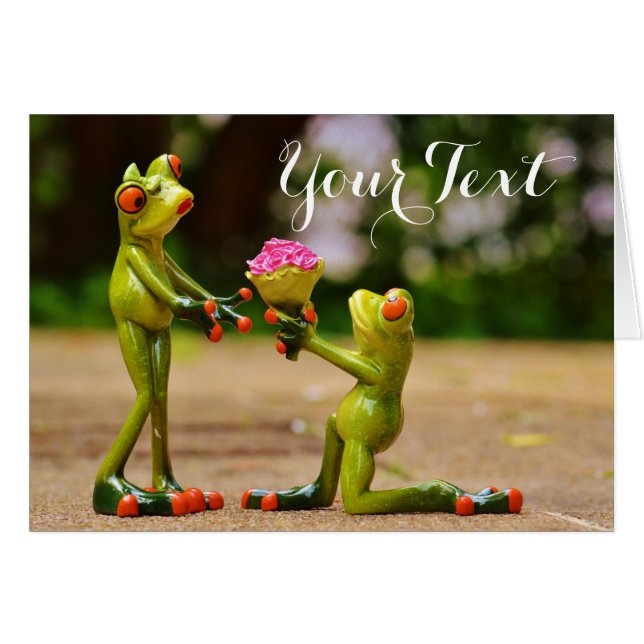 Frog Wedding Proposal (Front Horizontal)