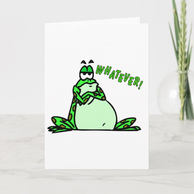 Frog whatever card (Front)