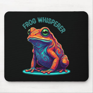 Frog Whisperer Animal Cartoon Art For Chicken Love Mouse Pad