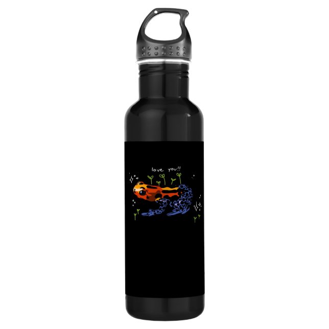 Frog Who Loves You! 710 Ml Water Bottle (Front)
